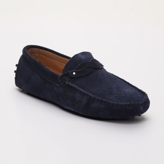 EUGENE mocassins fantaisies bleu sargasso