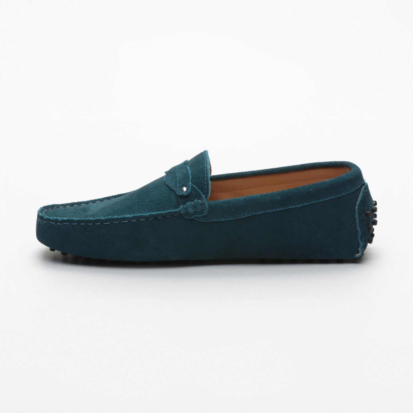 EUGENE mocassins fantaisies turquoise foncé
