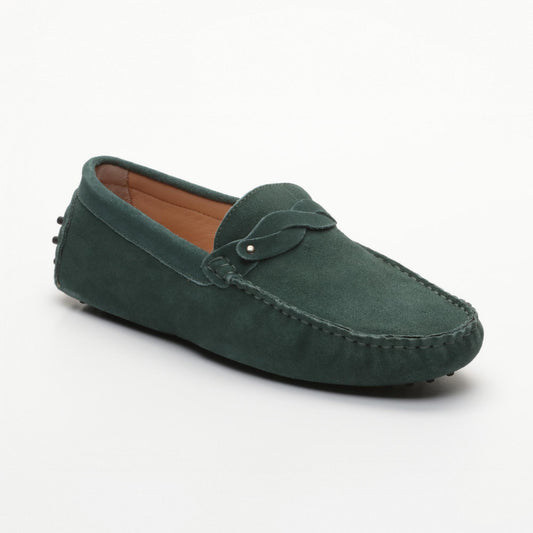 EUGENE mocassins fantaisies vert