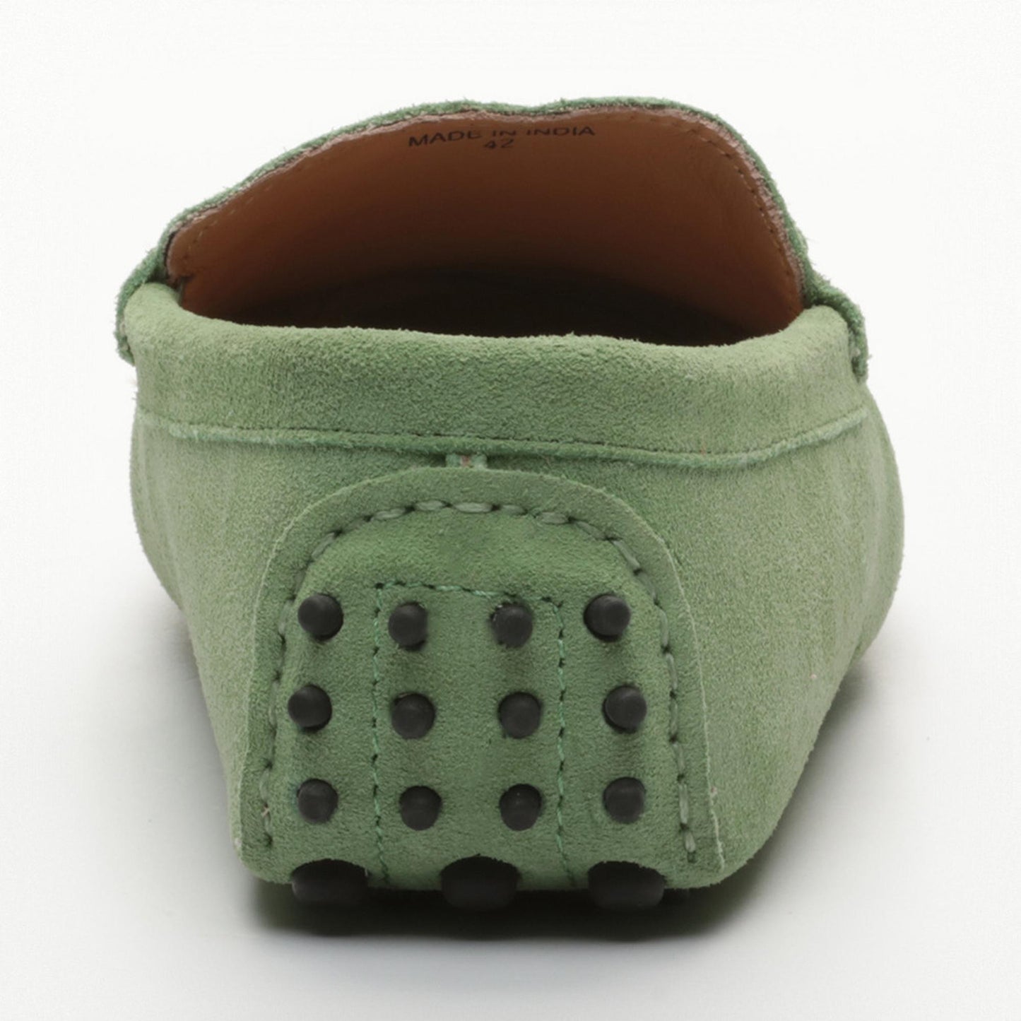 EUGENE mocassins fantaisies vert clair