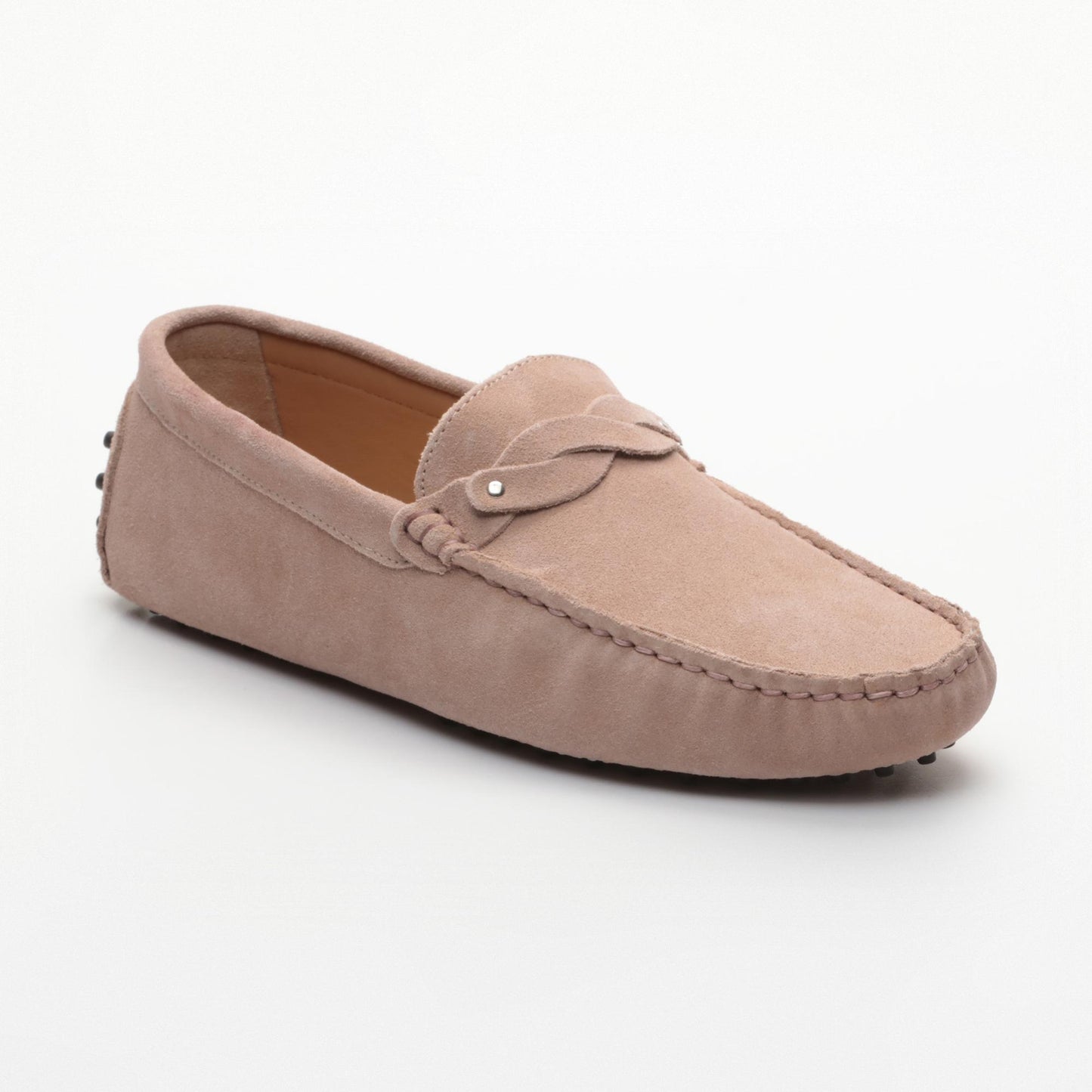 EUGENE mocassins fantaisies vieux rose