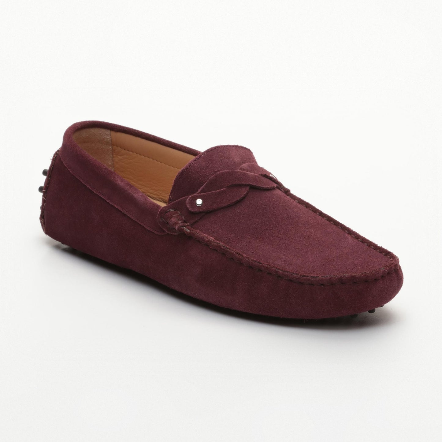 EUGENE mocassins fantaisies violet foncé