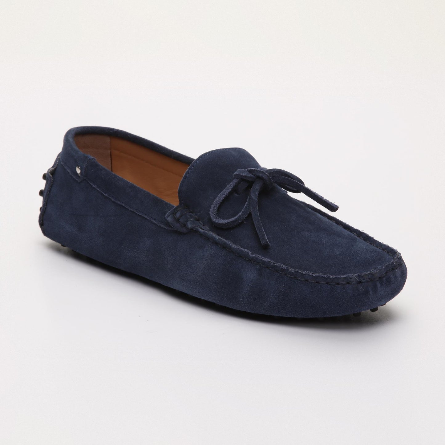 FABIAN mocassins à lacets bleu sargasso