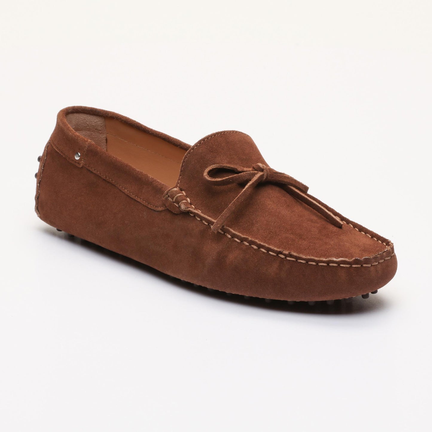 FABIAN mocassins à lacets camel