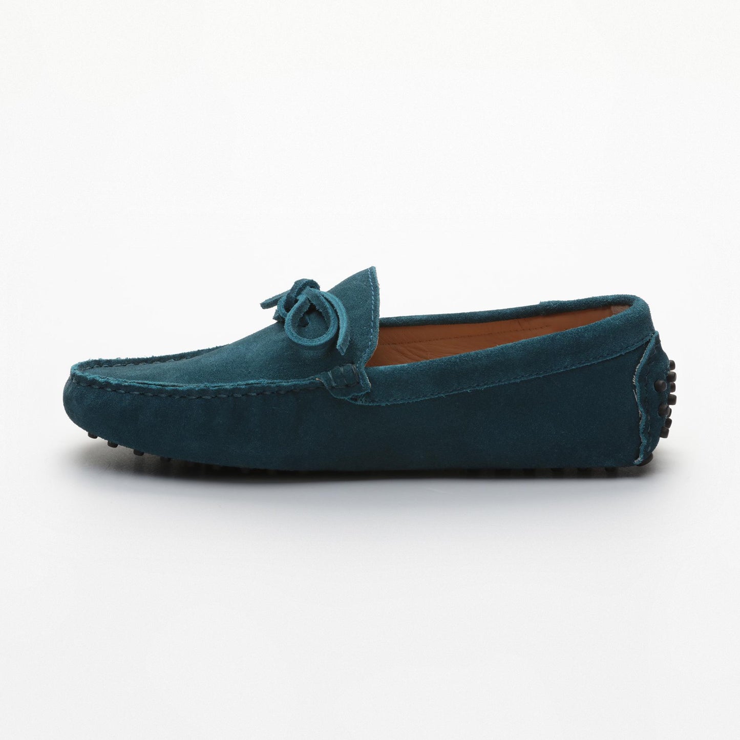 FABIAN mocassins à lacets turquoise foncé