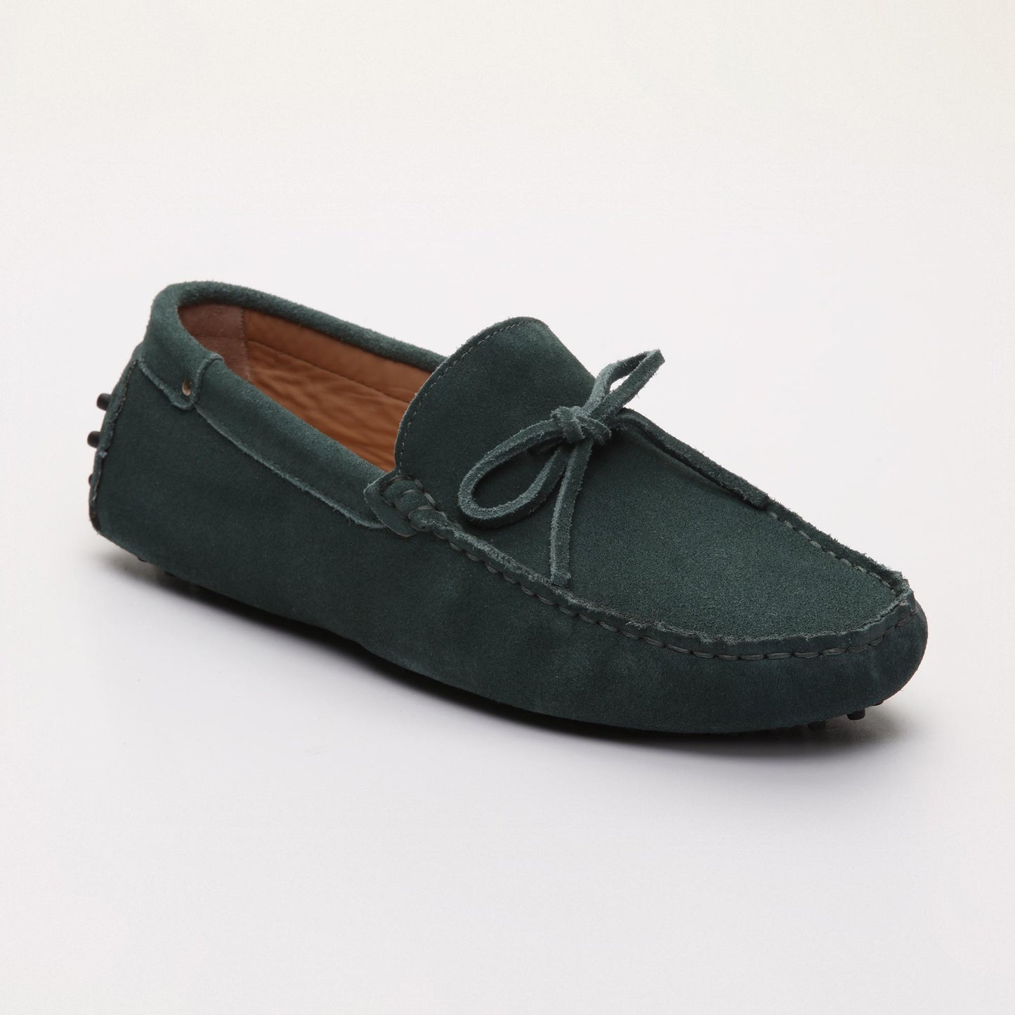 FABIAN mocassins à lacets vert