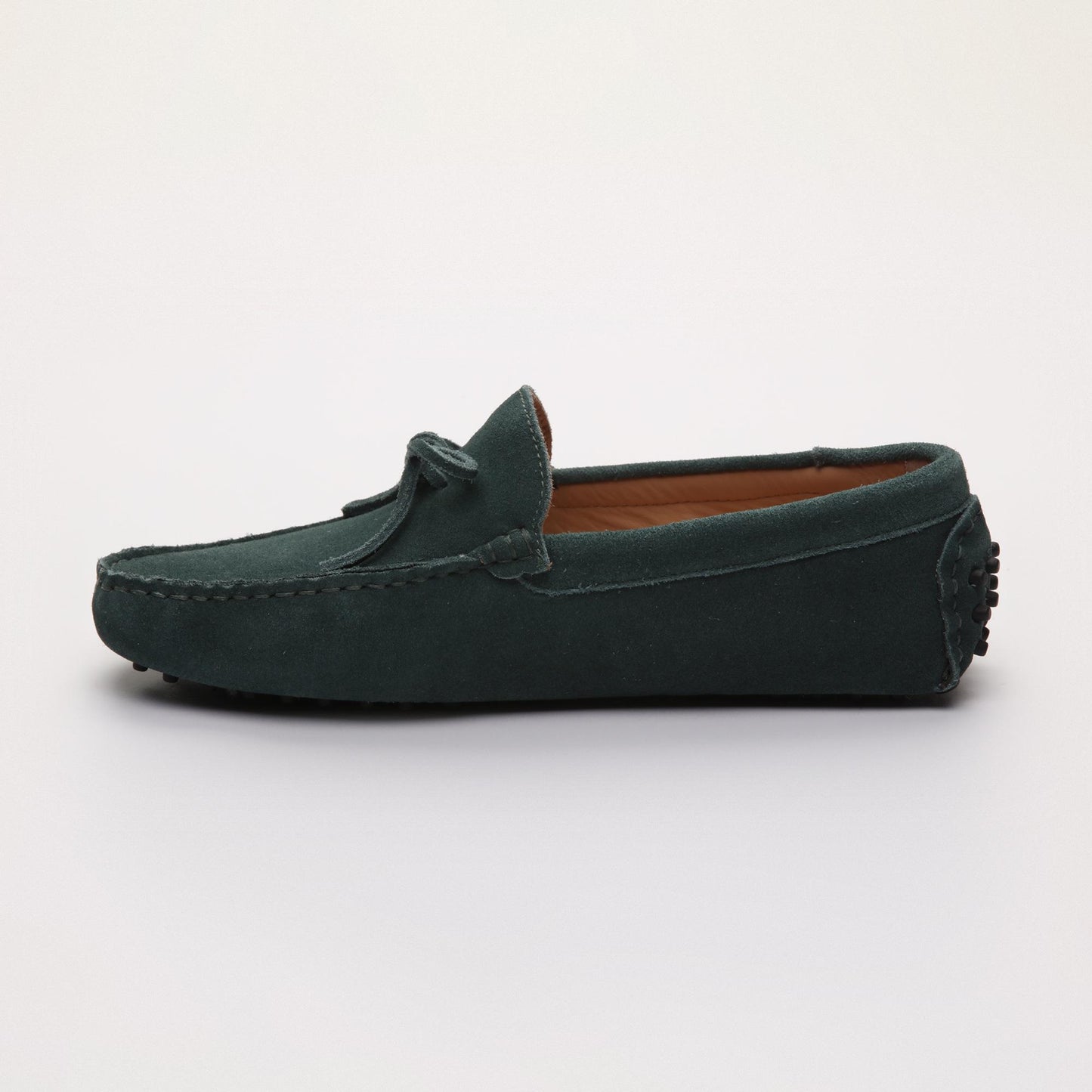 FABIAN mocassins à lacets vert