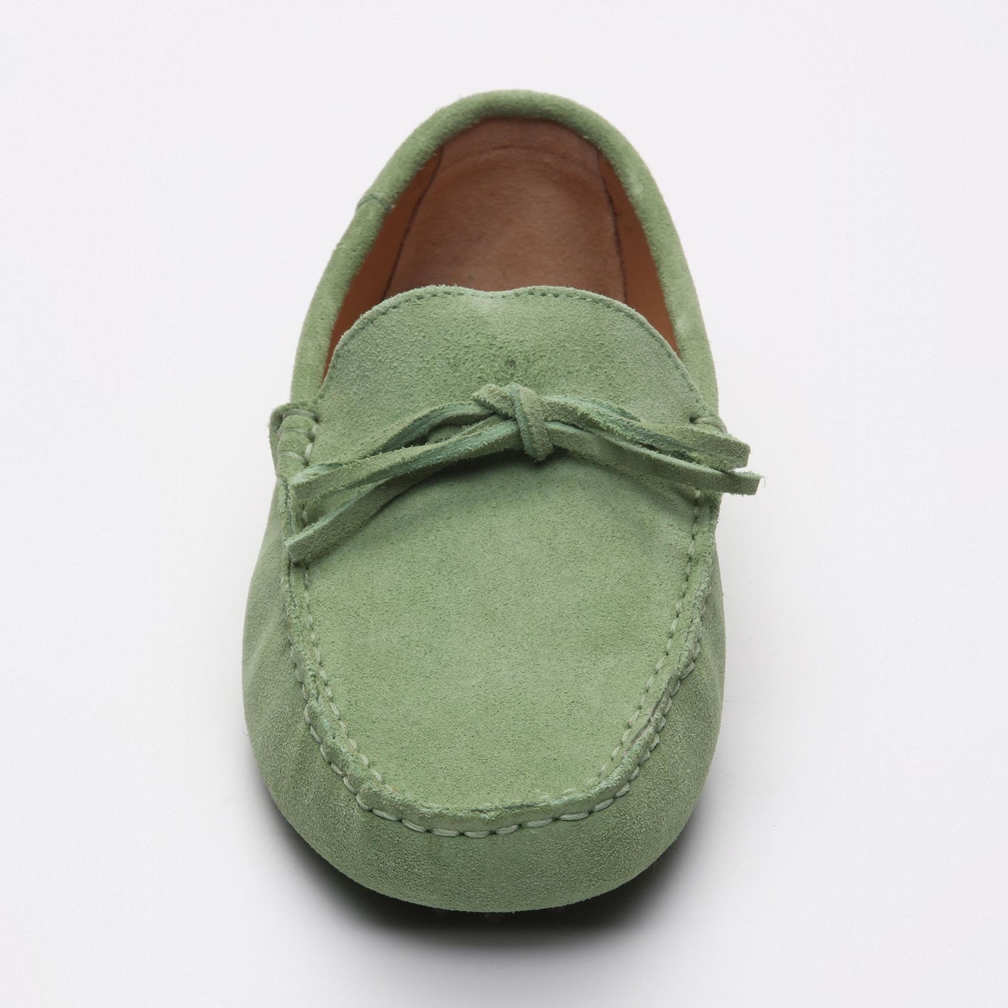 FABIAN mocassins à lacets vert clair