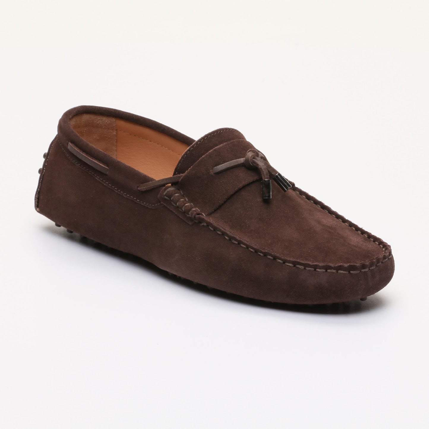 FINN mocassins à lacets chocolat