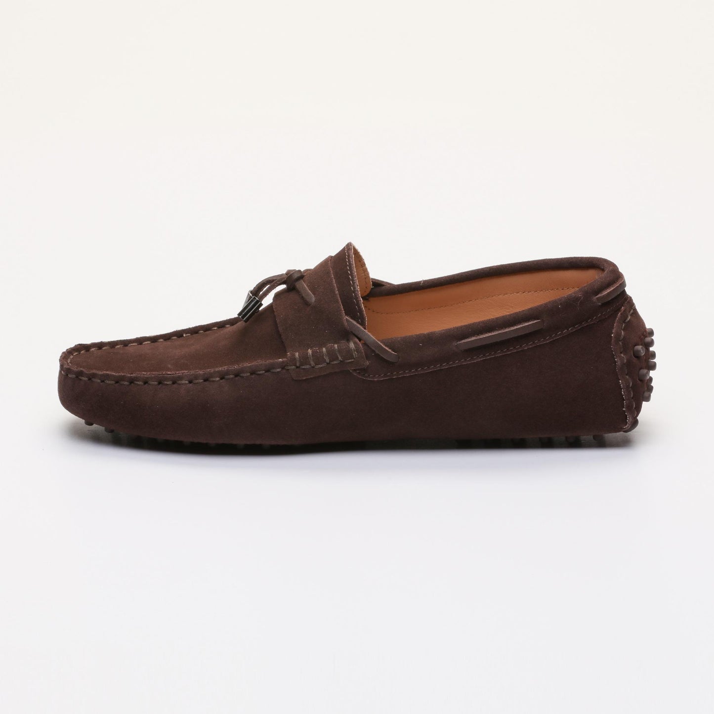 FINN mocassins à lacets chocolat