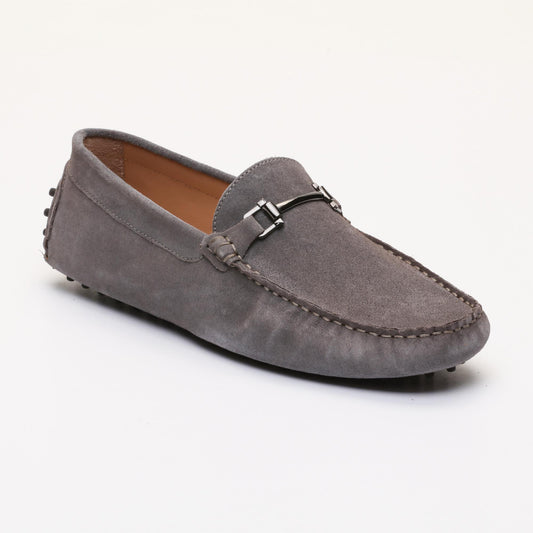 HAROLD mocassins fantaisies gris foncé