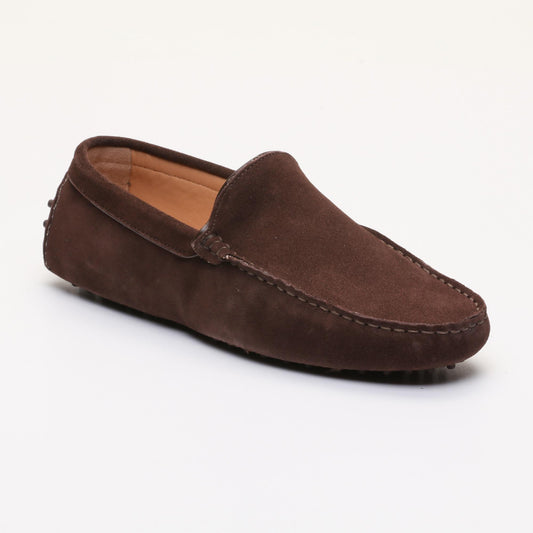 HUBERT mocassins classiques chocolat