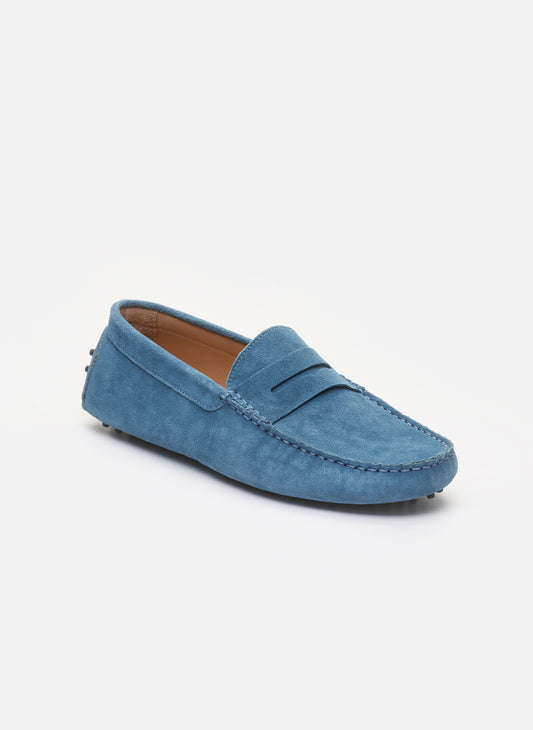 WALES mocassins classiques bleu électrique