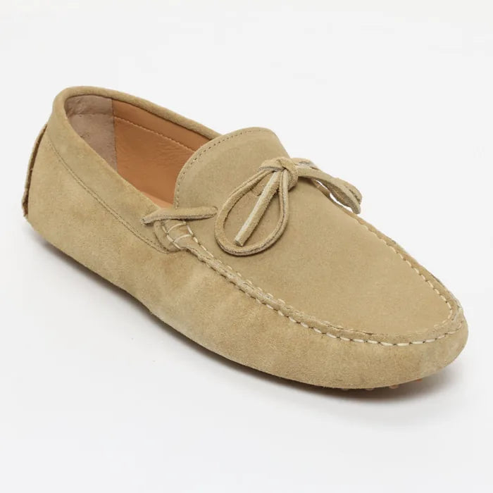 DUKE mocassins à lacets beige