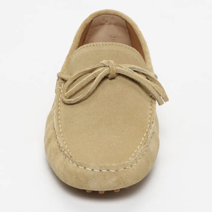 DUKE mocassins à lacets beige