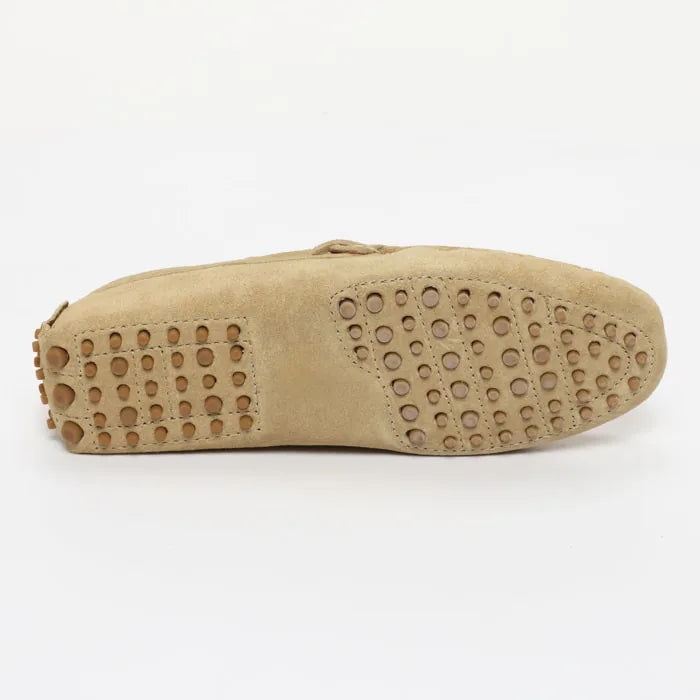 DUKE mocassins à lacets beige