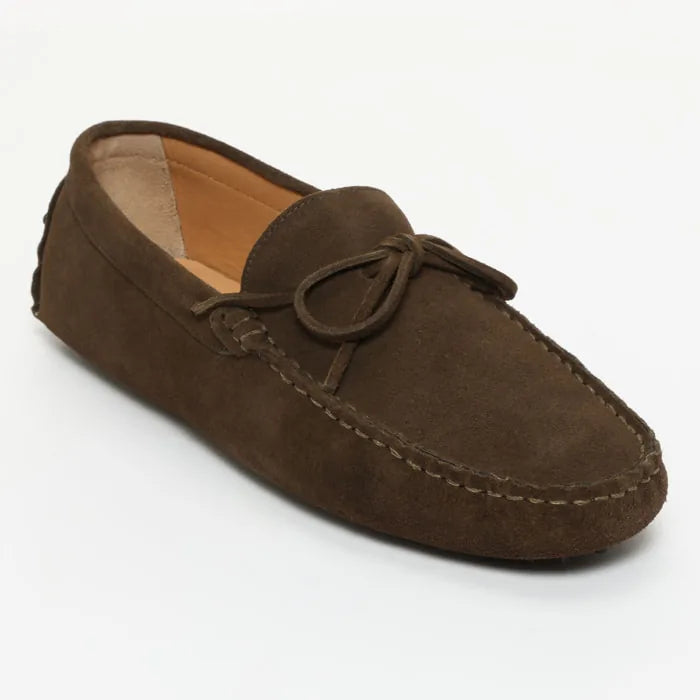 DUKE mocassins à lacets kaki