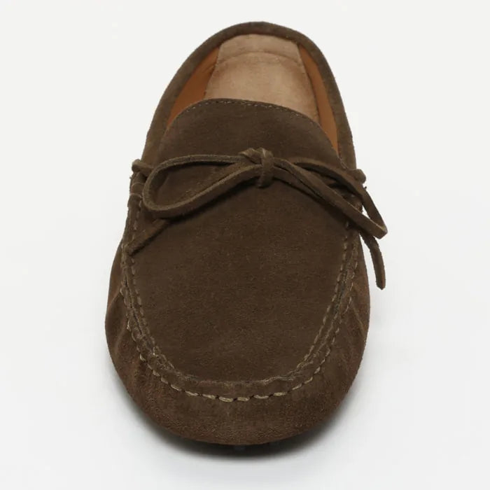 DUKE mocassins à lacets kaki