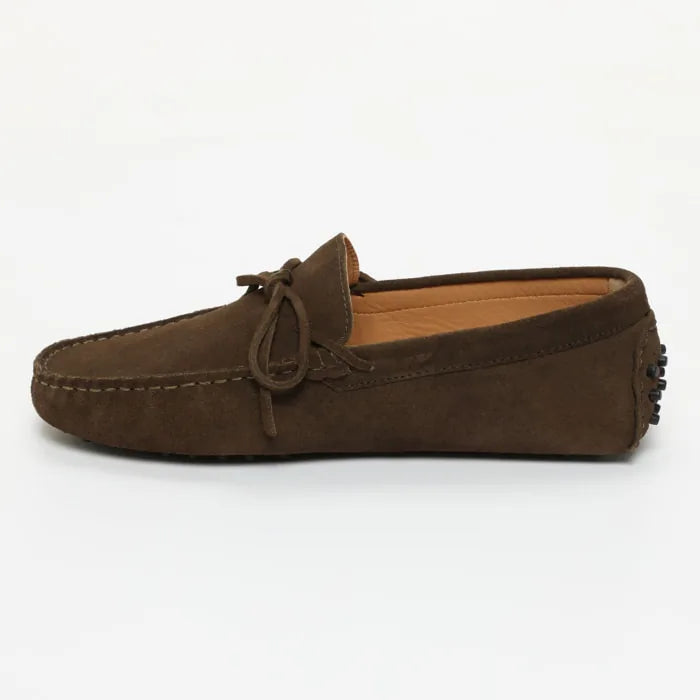 DUKE mocassins à lacets kaki