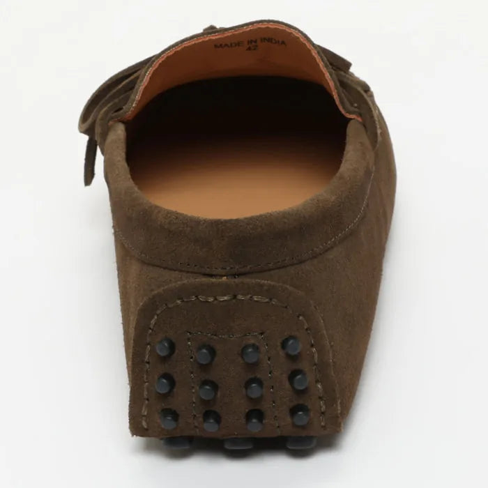 DUKE mocassins à lacets kaki