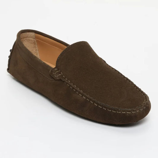 CAMBRIDGE mocassins classiques kaki