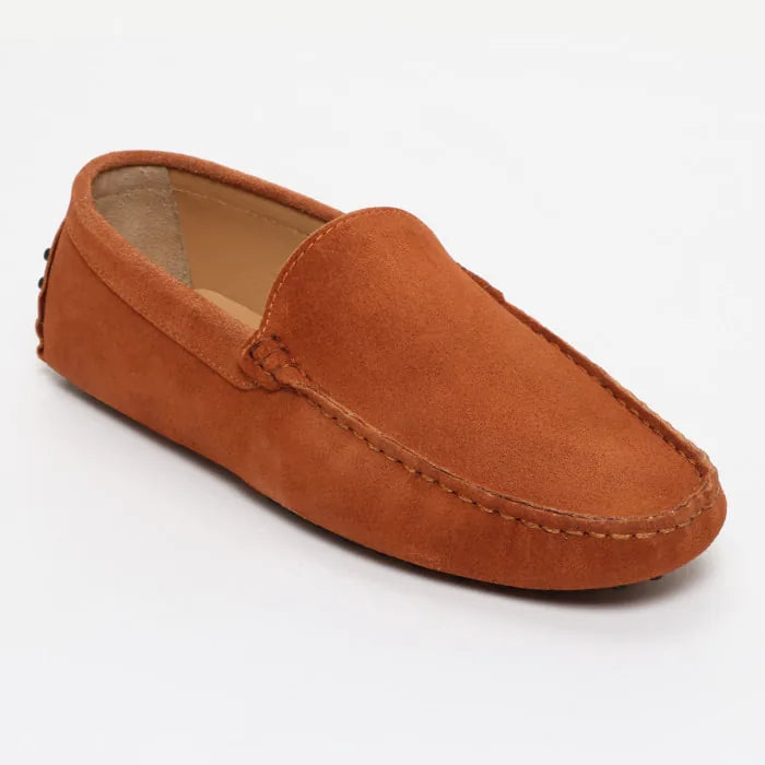 CAMBRIDGE mocassins classiques orange