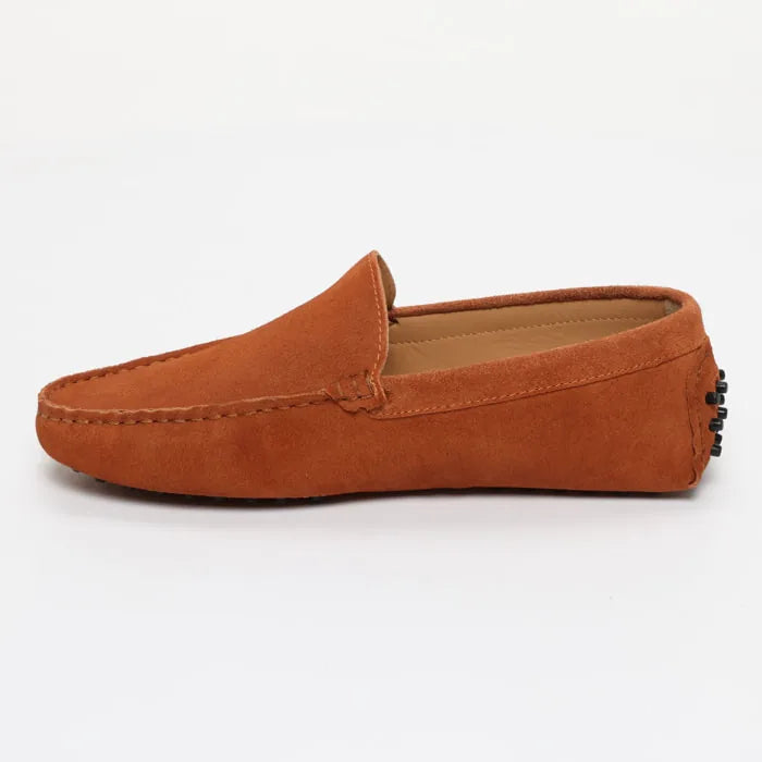CAMBRIDGE mocassins classiques orange