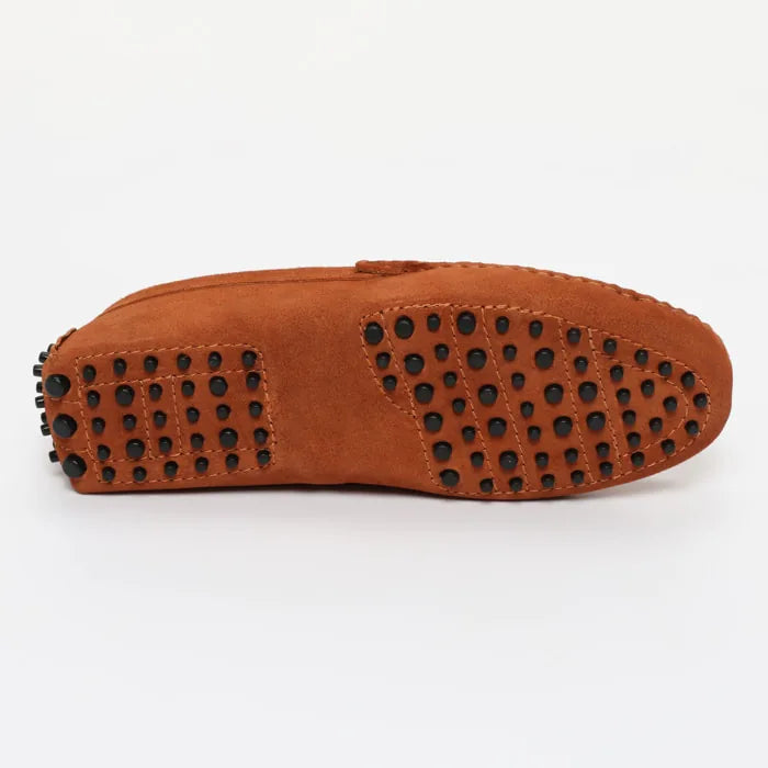 CAMBRIDGE mocassins classiques orange
