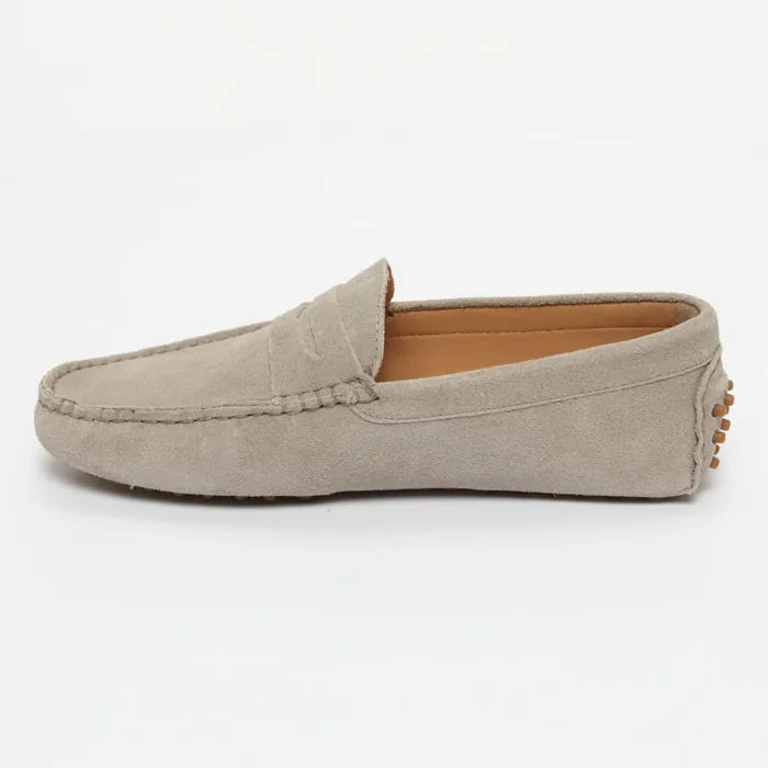 WALES mocassins classiques gris clair