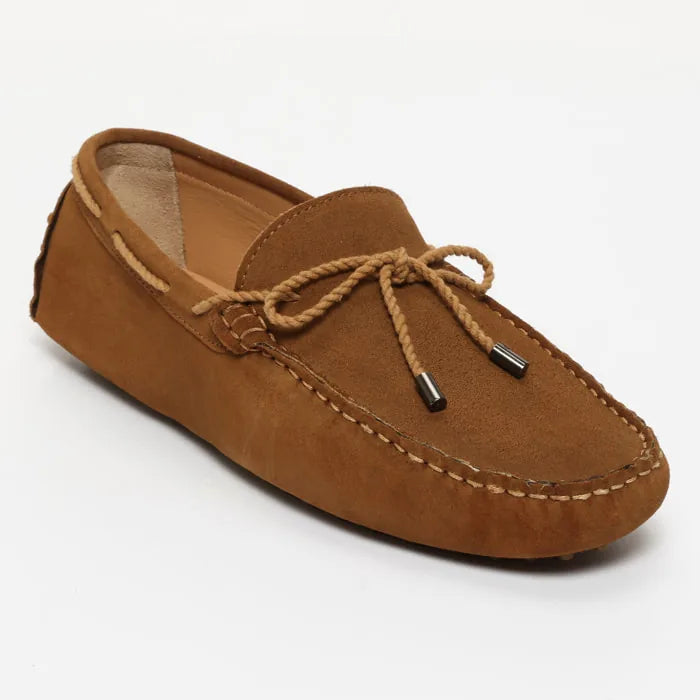 YORK mocassins à lacets camel