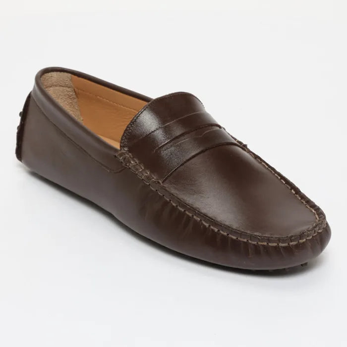 WALES mocassins classiques chocolat