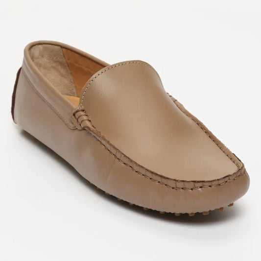 CAMBRIDGE mocassins classiques noisette