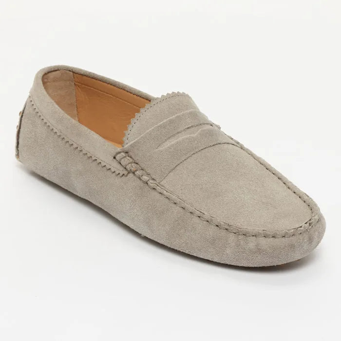 LEW mocassins classiques gris clair