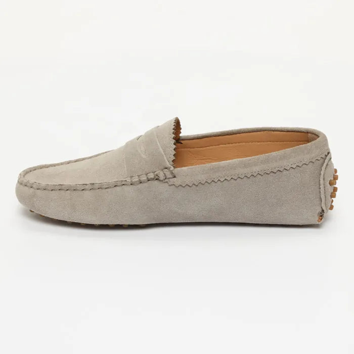 LEW mocassins classiques gris clair