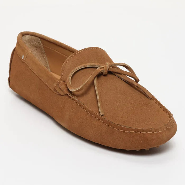 FABIAN mocassins à lacets creme