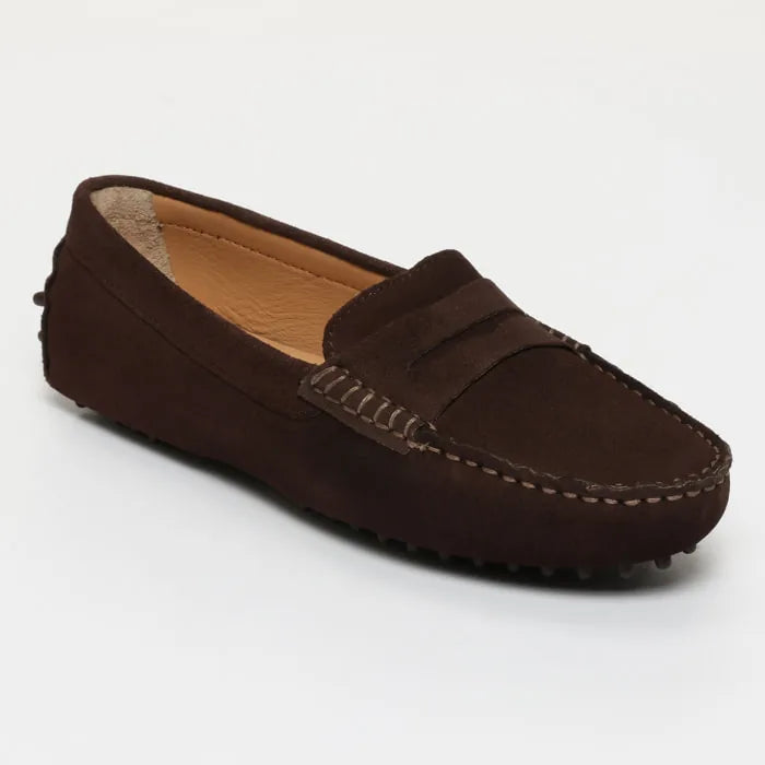 DEIRA mocassins classiques chocolat