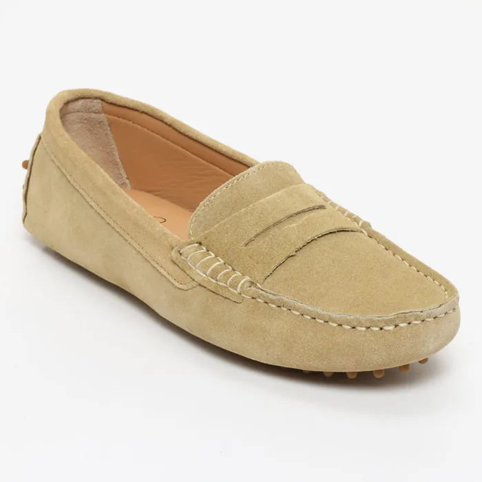 DEIRA mocassins classiques beige