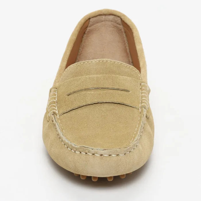 DEIRA mocassins classiques beige