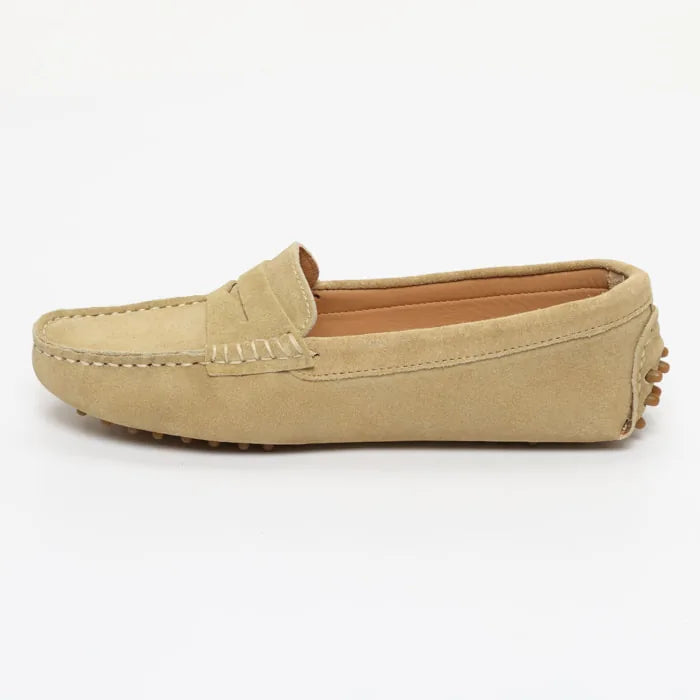 DEIRA mocassins classiques beige