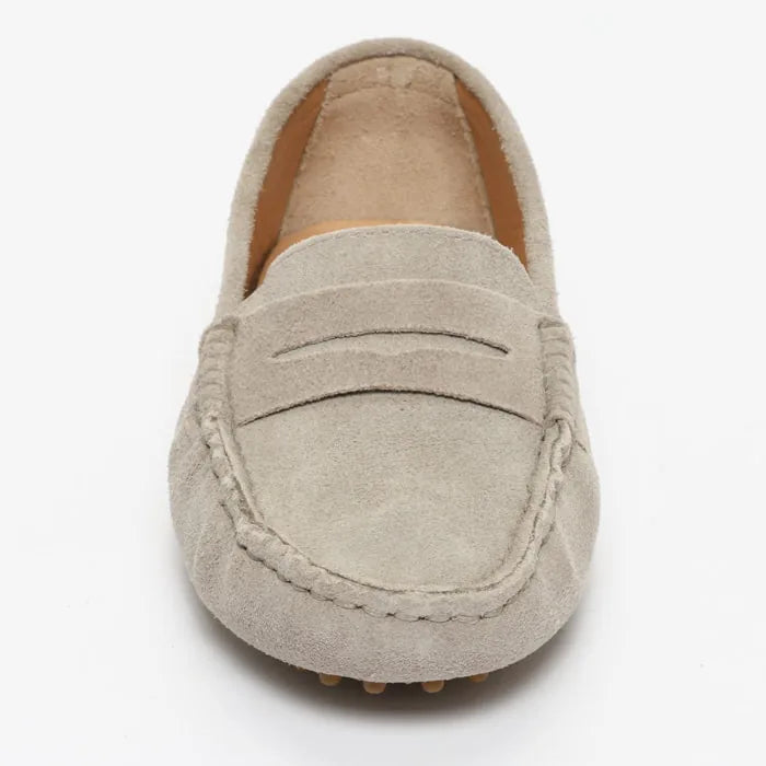 DEIRA mocassins classiques gris clair