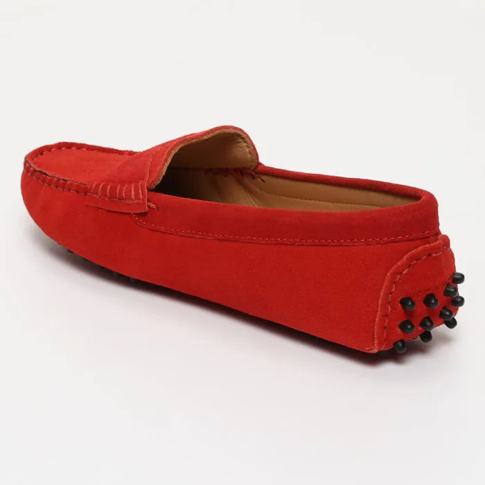 DEIRA mocassins classiques rouge