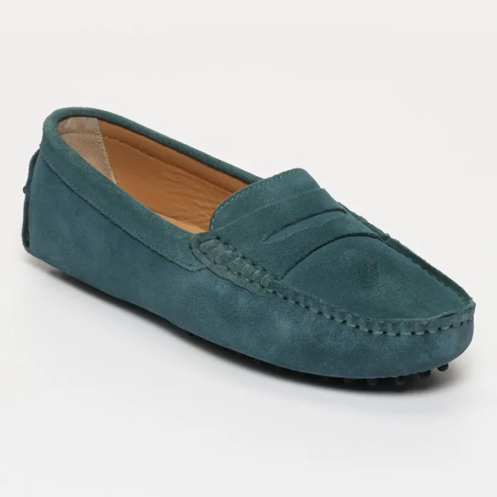 DEIRA mocassins classiques bleu électrique
