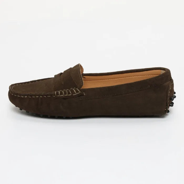DEIRA mocassins classiques kaki