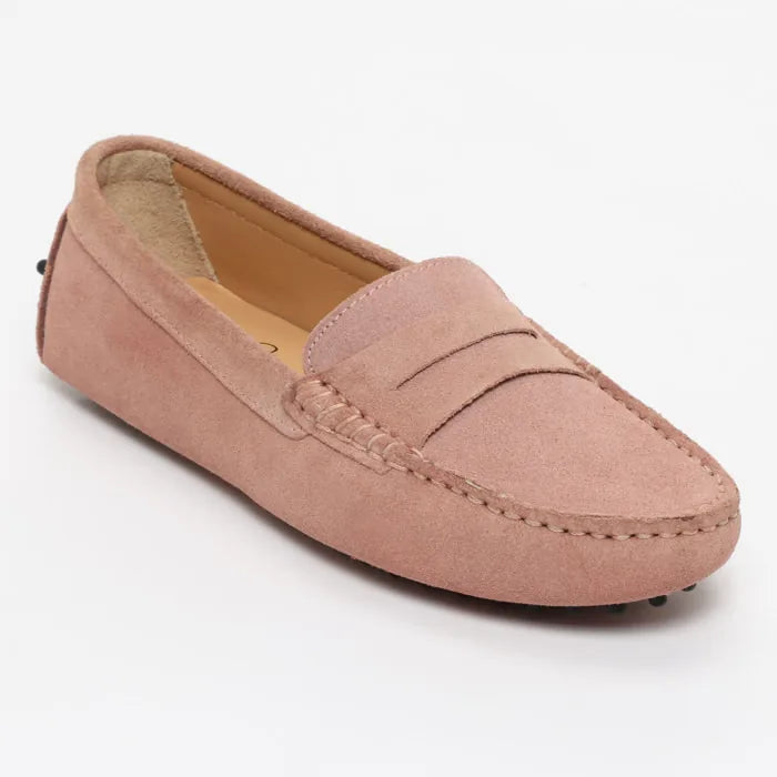 DEIRA mocassins classiques rose clair