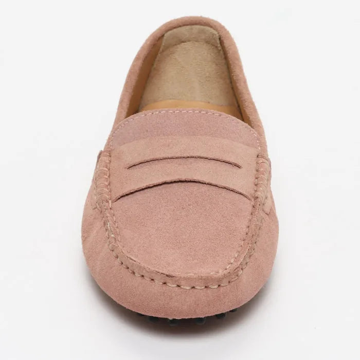 DEIRA mocassins classiques rose clair