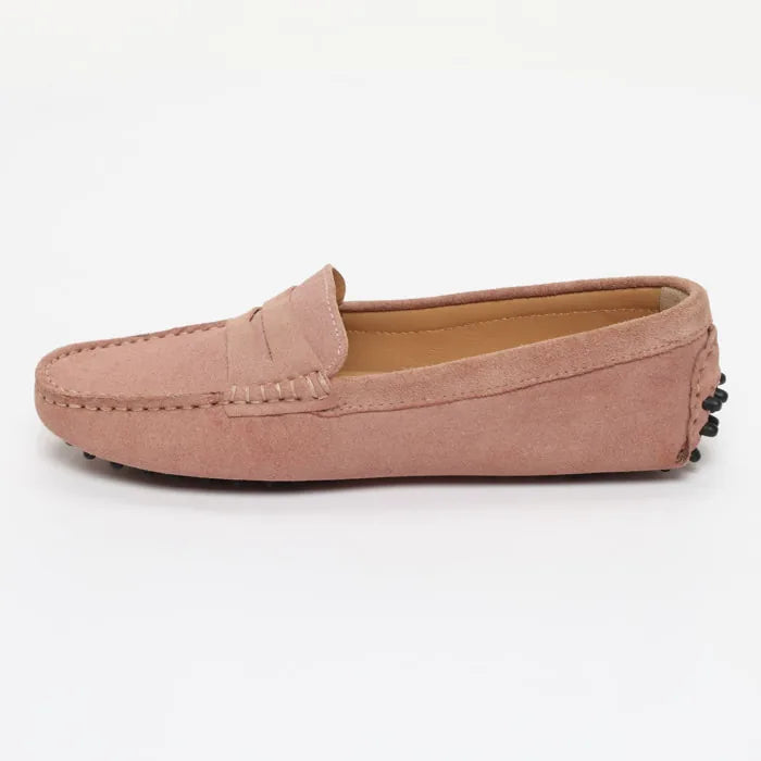 DEIRA mocassins classiques rose clair