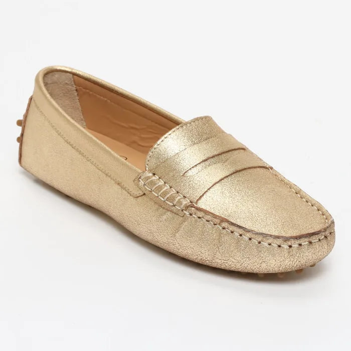 DEIRA mocassins classiques or