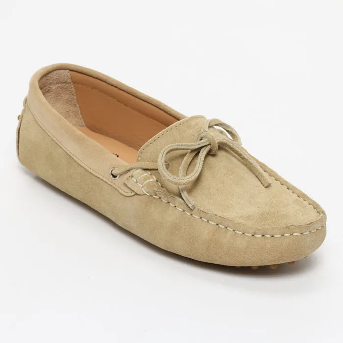 KATE mocassins à lacets beige