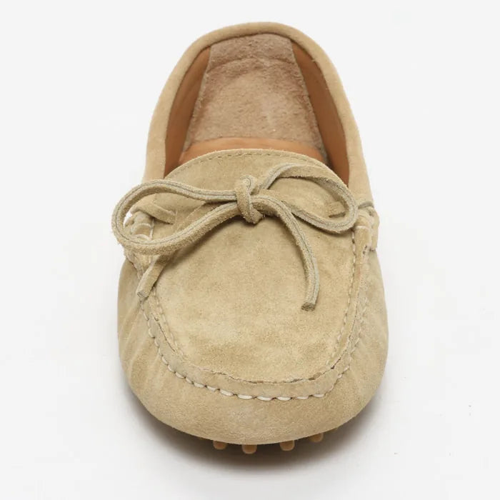 KATE mocassins à lacets beige