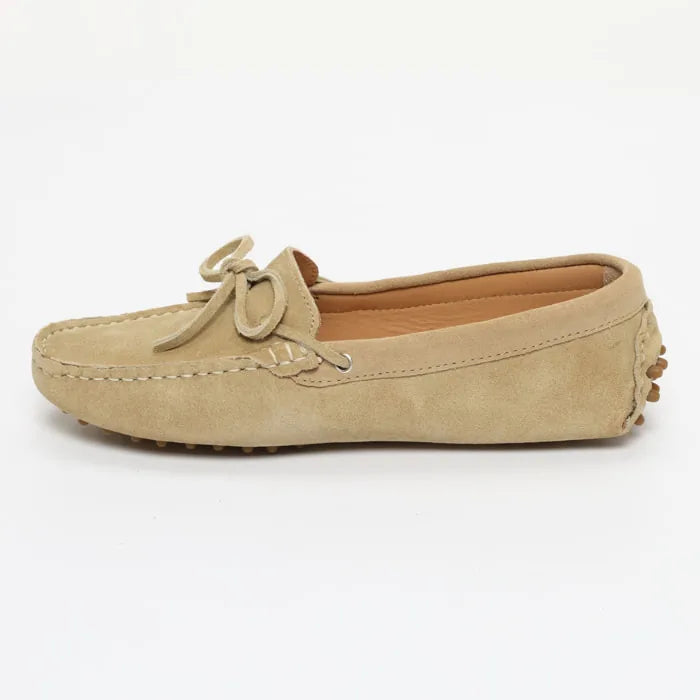KATE mocassins à lacets beige